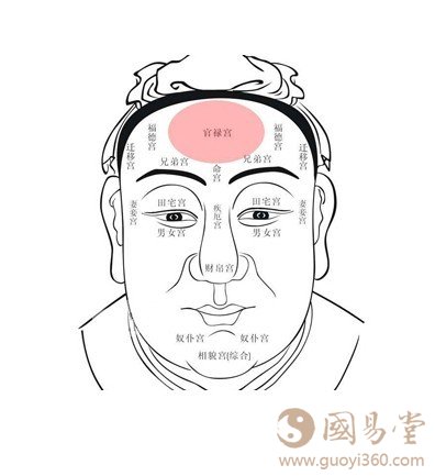 额头看相图解